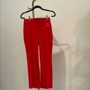Vibrant Red Trousers